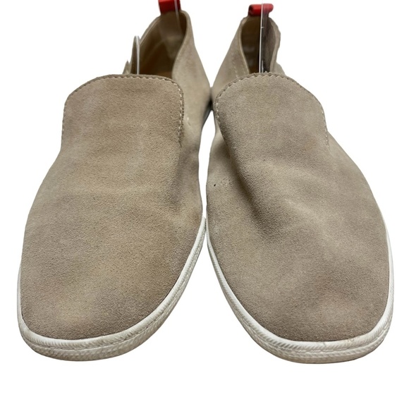 DOLCE VITA Genuine Leather Taupe Beige & Coral Flats Slip On Loafers Shoes sz 8. - Picture 2 of 16